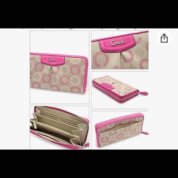 Coach f4805Ashley Dot Responsive Eye Round wallet - Picture 2 of 3